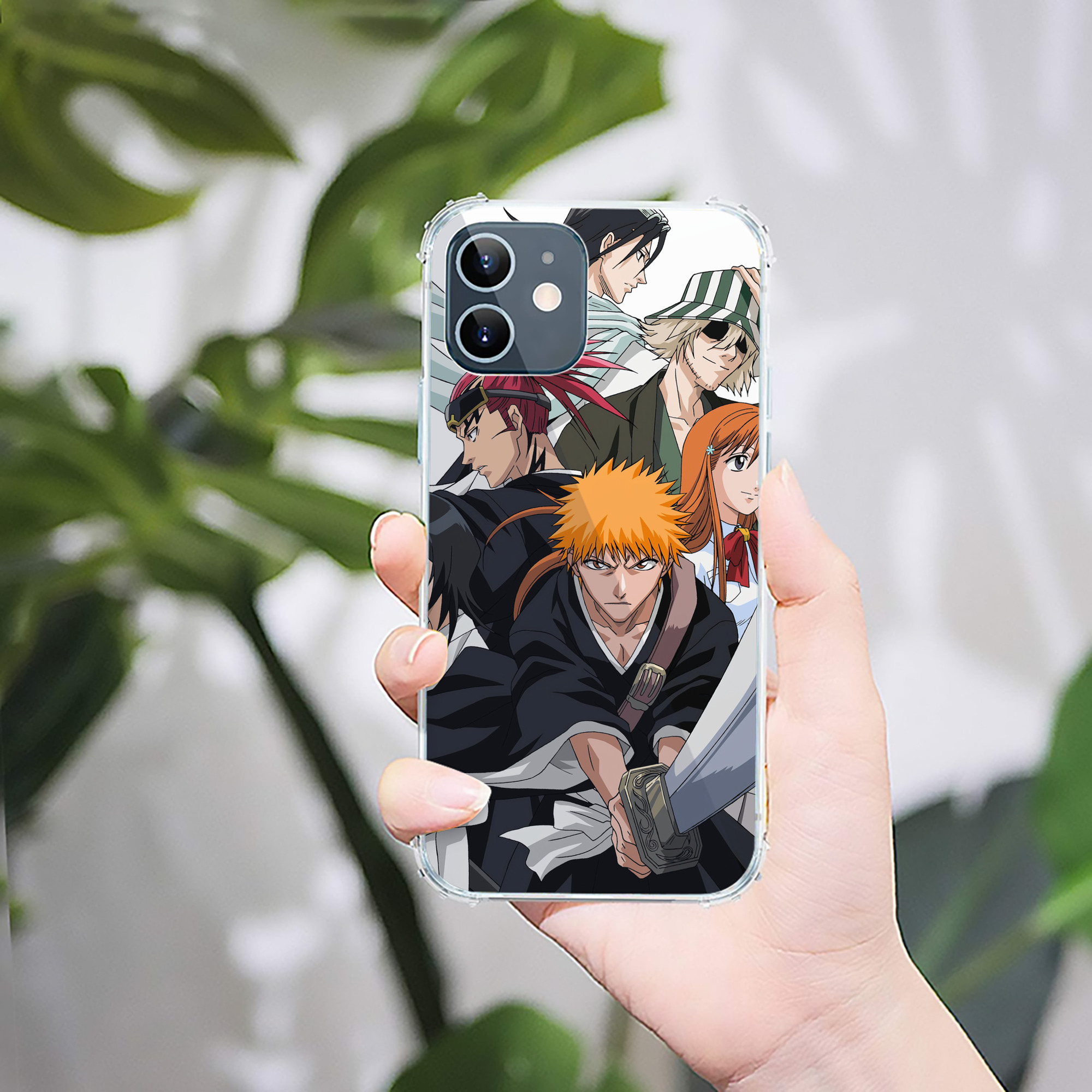 （画像用） ブリーチ BLEACH 【iPhone 12シリーズ対応】透明スマホケース（クリアソフトケース）